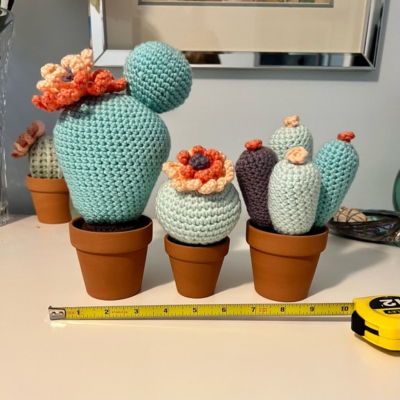 Cactus crochet trio - Picture 5 of 7